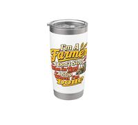 Farmer Don't Stop Farm Work Humor Stainless Steel Insulated Tumbler
