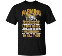 Farmer - Farming - Definition Black and White and Other(X-Large)