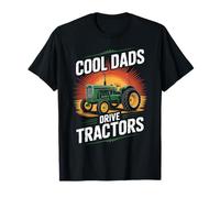 Farmer Father's Day Cool Dads Drive Tractors Farming T-Shirt
