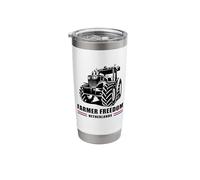 Farmer Freedom Netherlands: Tractor Convoy Support Stainless Steel Insulated Tumbler