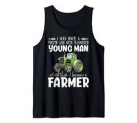 Farmer Funny Gift - I Was Once A Polite Young Man Tank Top