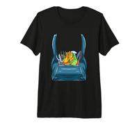 Farmer Gardener Pocket Tools Garden Work Homestead Design Premium T-Shirt