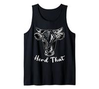 Farmer Herd That Funny Cow Lover Tank Top
