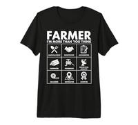 Farmer I am More Than You Think Farming Premium T-Shirt