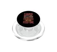 FARMER I CAN'T FIX STUPID Funny Tractor Farmers Farming PopSockets PopGrip for MagSafe