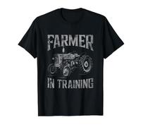 Farmer in Training Farming Lover Future Farmer for Women Men Value Graphic T-Shirt, Men, Black, M