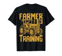 Farmer in Training Funny Farming Tractor Men Women Kids Boys T-Shirt