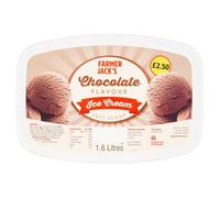Farmer Jack's Chocolate Flavour Ice Cream 1.6 litres 1.6Ltr × Pack of 3