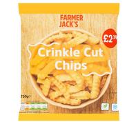 Farmer Jack's Crinkle Cut Chips 750g 750g × Pack of 3