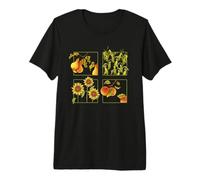 Farmer Pears Apples Flower Sunflower Corn on The Cob Premium T-Shirt
