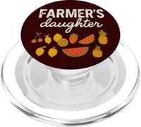 Farmer’s Daughter Cute Fruit Graphic Country Girls & Women PopSockets PopGrip for MagSafe