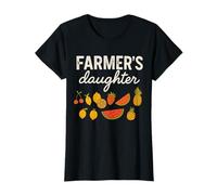 Farmer’s Daughter Cute Fruit Graphic Country Girls & Women T-Shirt