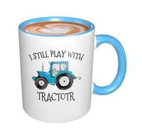 Farmer Tractor Driver Cup Ceramic Coffee Cups Classic Tea Mug for Restaurant Kitchen Office 330Ml