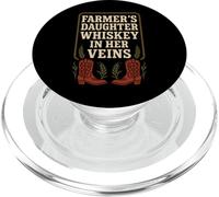 Farmers Daughter Country Roots Rural Pride Farm Life Rustic PopSockets PopGrip for MagSafe