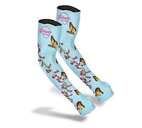 FARMER'S DEFENSE Sleeves: Sleeves for Skin & UV Protection - Lightweight Polyester - Anti-Scratch - Gardening & Outdoor Use, Monarch, Large/X-Large