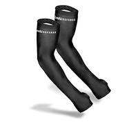 FARMER'S DEFENSE Sleeves | UV Cooling Sleeves | Anti-Scratch Sun Protection Arm Sleeves for Gardening Harvesting Outdoors, Black, L/XL