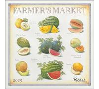 Farmer's Market 2025 Wall Calendar