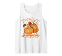Farmers Market Pumpkins Farm Fresh Thanksgiving Pumpkins Tank Top