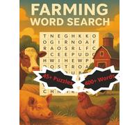 Farmers Word Search: Farm Word Search for Adults and Kids | 50+ Puzzles Featuring Farm Animals, Crops, and Countryside Fun