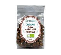 Farmgio Organic Raw Hazelnut Kernels 5 x (100 g) | Vegetarians & Vegans | Certified Organic Agriculture | Zero Preservatives or Additives!