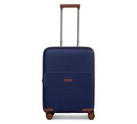 Farmhood Eco Edition Hard Shell Cabin Suitcase Sustainable Small Cabinet Trolley 40 x 22 x 55 cm with Expansion Pleat Expandable from 44 to 50 Litres Ultra Light Only 2.9 kg, navy, Koffer S (55 cm