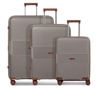 Farmhood Eco Edition 02 4 wheels Suitcase set 3-piece with expansion pleat gray