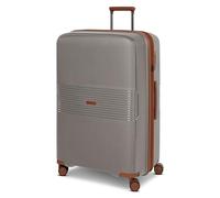 Farmhood Eco Edition Large Hard Shell Check-in Suitcase Sustainable XL Trolley 50 x 32 x 76 cm with Expansion Pleat Expandable from 114 to 120 Litres Ultra Light Only 4.5 kg, cappuccino, Koffer L (77