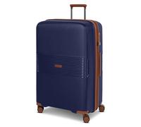 Farmhood Eco Edition Large Hard Shell Check-in Suitcase Sustainable XL Trolley 50 x 32 x 76 cm with Expansion Pleat Expandable from 114 to 120 Litres Ultra Light Only 4.5 kg, navy, Koffer L (77 cm