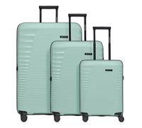 Farmhood Eco Edition 4 wheels Suitcase set 3-piece with expansion pleat green