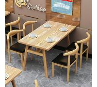 Farmhouse 5Piece Dining Set for 4 Rectangular Large Dining Room Fur with Cushioned Chairs Perfect for Family Meals and Gatherings Rustic Style