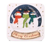 Farmhouse Biscuits Embossed Snowman Snowglobe Assorted Biscuits Tin 400g