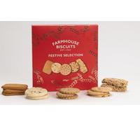 Farmhouse Biscuits Family Luxury Festive Selection 5 Multi varities 200g, Novelty British Gifts for Men and Women, Teacher Gifts Hamper, Christmas, Happy new year & All Occassions (Pack of 5 (200g))