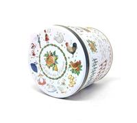 Farmhouse Biscuits Twelve Days of Christmas Biscuit Tin with Assorted Biscuits | Chocolate Orange, Honey & Oat, Fruit & Spice | 450G
