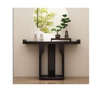 Farmhouse Console Table, Solid Wood Entryway Foyer Table, Narrow Sofa Table for Hallway & Living Room Home Décor, 120cm/47.2in