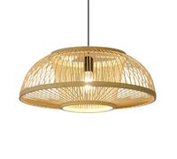 Farmhouse Dome Ceiling Mount Light Dining Room Pendant Lamp In Japanese Style Retro Minimalist Lighting Fixture Lampshade With Adjustable Cord For Living Room Restaurant