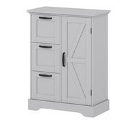 Farmhouse Floor Accent Cabinet 3 Storage Drawers