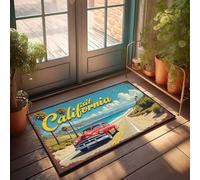 Farmhouse Front Porch Decor Explore California'S Coastal Beauty In Classic Style Doormat Bar Decor For Home Home Decor For Men(65X90CM)