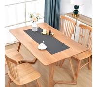 Farmhouse Grey Table Runner Small Short Table Runners 36 Inches Coffee Table Runner for Dresser Living Room Bedroom Holiday Party Banquet 12X36 Inch