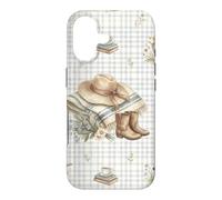 Farmhouse Hat Boots Sheep Hedgehog Country Watercolor Case for iPhone 17