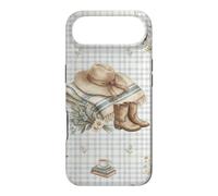 Farmhouse Hat Boots Sheep Hedgehog Country Watercolor Case for iPhone Air