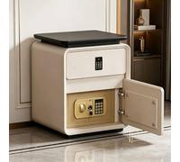 Farmhouse Nightstand with HiddenWooden Side Table Narrow Bedside Sto nizer Digital Keypad Lock & 2 Keys Perfect for Bedroom Dorm & Office (C 35 * 40 * 53.5cm)