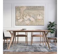 Farmhouse Nursery Duck PaintingsClassic Aesthetic Poster Decorative Painting Canvas Wall Art Living Room Poster Bedroom PaintingUnframe-style 24x36inch(60x90cm)