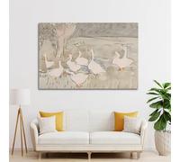 Farmhouse Nursery Duck PaintingsClassic Aesthetic Poster Decorative Painting Canvas Wall Art Living Room Poster Bedroom PaintingUnframe-style 12x18inch(30x45cm)