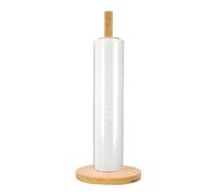 Farmhouse Paper Towel Holder - Rustics Wooden Standing Roll Holders Solid Base | Countertop Kitchen Accessory With Anti Skid Design | Decorative Organizer For Dining Table Rustic Home And Farmhouses