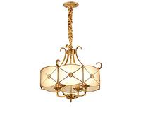 Farmhouse Pendant Lighting Fixture Brass Pendant Lighting Transparent Glass Globe Chandelier Birdcage Hanging Ceiling Light for Dinning Room Bedroom,Copper,65X62Cm(26X24Inch)