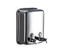 Farmhouse Premium Soap Dispenser Manual Stainless Steel Double-Head Wall-Mounted For Shampoo Shower Gel Bathroom Hand Soap Bottle Pump Bottle