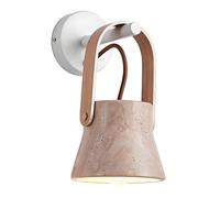Farmhouse Rustic Travertine Wall Mounted Lamp Modern Stwall Sconce Modern Marble Wall Mounted Bathroom Light Mid Century Lighting for Bedroom Living Room Bedside/Yellow