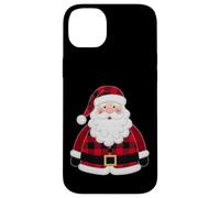 Farmhouse Santa Cozy Red Buffalo Check Holiday Case for iPhone 14 Plus