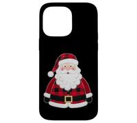 Farmhouse Santa Cozy Red Buffalo Check Holiday Case for iPhone 14 Pro Max