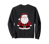 Farmhouse Santa Cozy Red Buffalo Check Holiday Sweatshirt